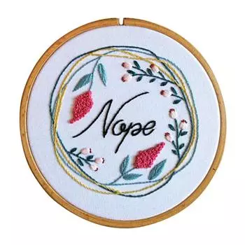 Наборы для вышивки крестом для начинающих, готовый цветочный узор своими руками с пяльцами 6#