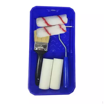 Наборы кистей для малярных валиков, ручной инструмент, гладкий пол, прочный портативный с лотком для садовой двери
