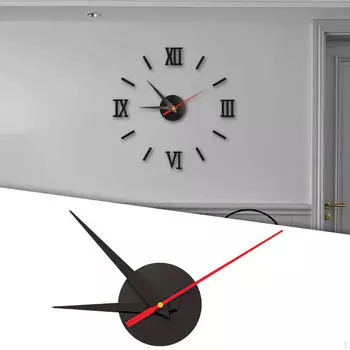 Наборы механизмов механизма часов, немые указатели, аксессуары, домашний декор чёрный