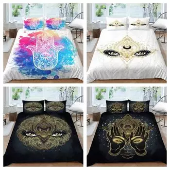 Наборы пододеяльников королевского размера, постельное белье в богемном стиле для детей-подростков и взрослых, домашний текстиль, роскошное постельное белье UK Single 135x200cm