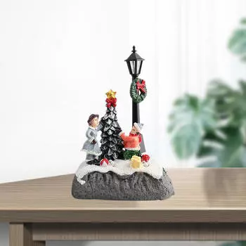 Наборы рождественских елок для дома и улицы, декорации для деревенских домов Christmas tree