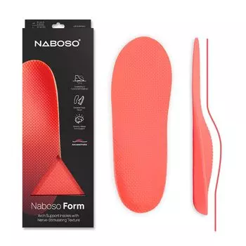 Naboso Foam Insole Naboso Active Arch Support Developed by an American Podiatrist US Patented Texture Foot Stimulation Red (N9) красный
