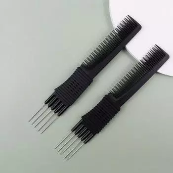 Начесные расчески 2 в 1, практичные для дома, прочные карбоновые расчески с подъемом волокна