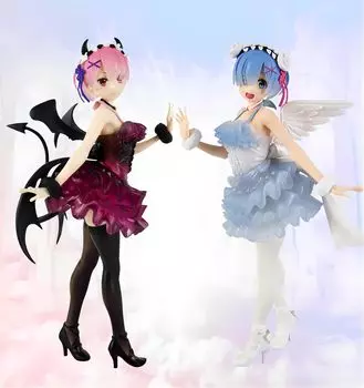 Начиная жизнь в ином мире с нуля Rem Набор 1/8 масштаб Высота примерно. 23 см ABS&PVC окрашенная коллекционная фигурка кукла в подарок (ангел)