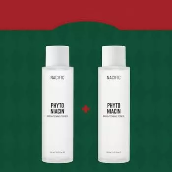 [NACIFIC] 150 мл отбеливающего тонера с фитонацином 2pcs