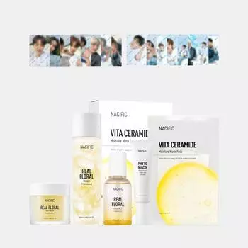 NACIFIC ATEEZ Summer Vibe Set, OT8, фотокарточки, календула, очищение, увлажнение