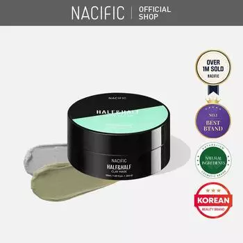 [NACIFIC] Маска Half and Half Clay 100 мл, успокаивает кожу, охлаждает, отшелушивает