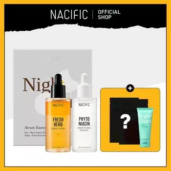 [NACIFIC] Набор «День и ночь» + набор случайных масок из 2 шт. + очищающая пенка Super Clean Foam Cleaner 50 мл