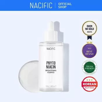 [NACIFIC] Осветляющая эссенция Phyto Niacin 100 мл, 5% ниацинамида, витамин С, увлажнение, фарфоровая кожа