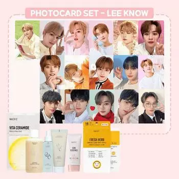 [NACIFIC] owo body 3 типа + крем для глаз + 2 пакета масок AHA-BHA [LEE KNOW]