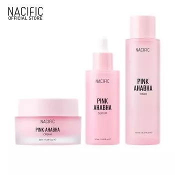 NACIFIC Pink AHA BHA Serum 50ml / Toner 150ml / Cream 50ml