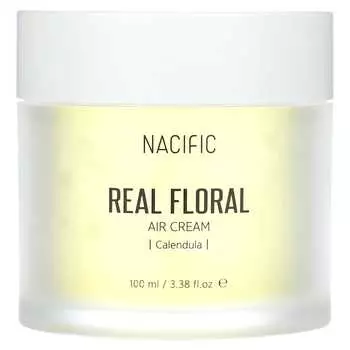 Nacific, Real Floral, Воздушный крем, Календула, 3,38 жидких унций (100 мл)