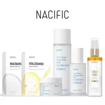 [NACIFIC] Специальный набор VVIP (Uyu Triple, сыворотка-спрей, набор Vita Mask(10 шт), Маска с ниацином(10 шт))
