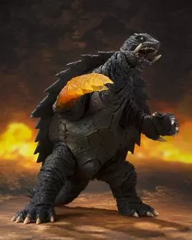 НАЦИИ ТАМАШИИ SHMonsterArts Gamera (1999) приблизительно. Подвижная фигура толщиной 160 мм, окрашенная из ПВХ и АБС-пластика