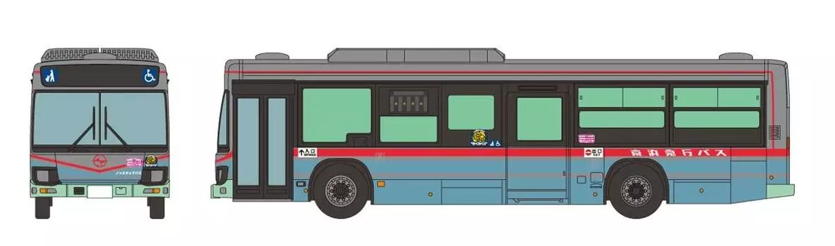 Национальная коллекция автобусов JB079 Keikyu Bus Diorama Supplies