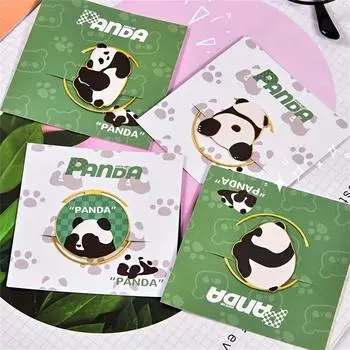 Национальное достояние Панда Закладка для книг Выдолбленная Книжная Закладка Металлическая Коллекция Читателей C