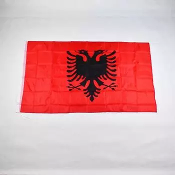Национальный флаг Албании 90*150 см 3x5 футов для встреч, парадов, вечеринок, подвесной баннер для украшения дома
