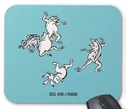 Национальный коврик для мыши с карикатурами на птиц и зверей Фотопланшет шедевр Сокровище 3 (Японский сериал) (К)