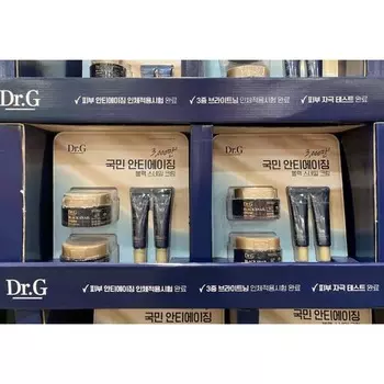 Национальный крем против старения с экстрактом улиткиDr.G Black Snail Cream 50 мл x 2 + 20 мл x 2