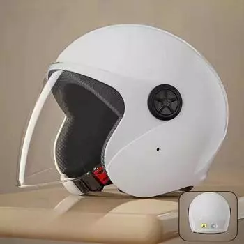 Национальный стандарт электромобиль зимний шлем для мужчин и женщин теплый всесезонный электромобиль универсальный полушлем мотоциклетная стойка шляпа
