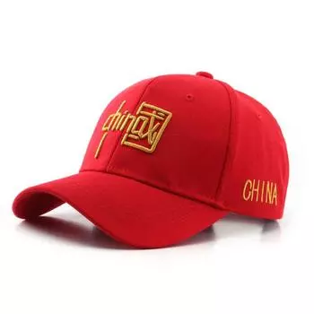 Национальный стиль мода тренд вышитые буквы кепка для пары женская на открытом воздухе шопинг спорт досуг мужская бейсболка Adjustable красный