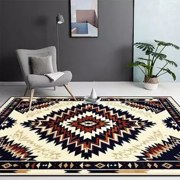 Национальный стиль персидские большие ковры гостиная украшение дома спальня диван журнальный столик ковер кабинет гардероб ковры нескользящий коврик 60x90cm door mat