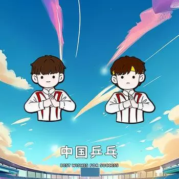 Национальный значок Ping Sha Head Combination Cartoon Badge для спортсмена, металлическая брошь, сумка, аксессуары, подарок, памятный значок