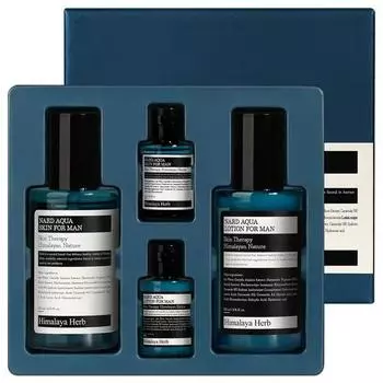 Nad Aqua Skin 200ml + 30ml + Lotion 200ml + 30ml For Men Set, 1 set