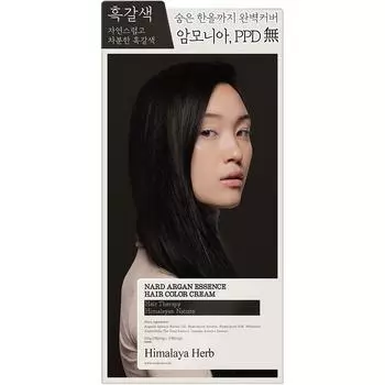 Nad Argan Essence gray hair dye, dark brown, 1 pc.