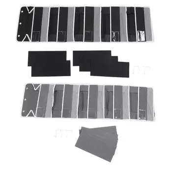 Над дверью органайзер для игрушек многоцелевой 5-уровневый подвесной дверной карман для хранения с окном из ПВХ для дома Grey