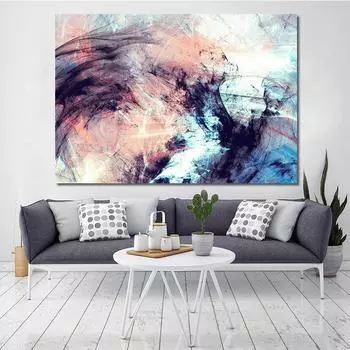 НАДЕЖНОЕ ИСКУССТВО абстрактные цвета постеры и принты водостойкие современные картины на холсте для гостиной настенные художественные украшения без рамки 20cm40cm NoFrame
