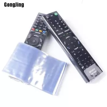 Надежное качество, 10 шт./компл., прозрачная термоусадочная пленка, чехол для пульта дистанционного управления, пылезащитная сумка для дистанционного управления A