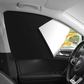 Надежное окно автомобиля, универсальная солнцезащитная козырек от солнца, светозащитная защита, авто боковое окно, конфиденциальная занавеска для автомобиля Left