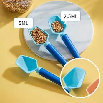 4 шт. зажимы для закусок двойного назначения простые в использовании длинные ручки магнитные присоски 2 в 1 свежесть уплотнитель многоцветные мерные ложки с коробкой для хранения