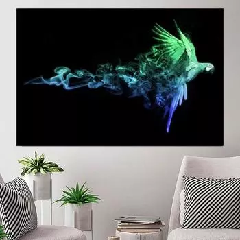 НАДЕЖНЫЕ фотографии птиц и животных, красочные постеры с летающими попугаями, холст, живопись, настенное искусство для украшения гостиной, принты, без рамки 21cm30cm NoFrame