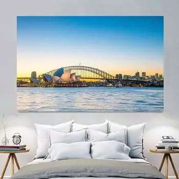 НАДЕЖНЫЕ художественные постеры и принты, пейзаж, оперный театр, Сидней, Австралия, настенные панно для гостиной, украшение на холсте 21cm30cm No Frame