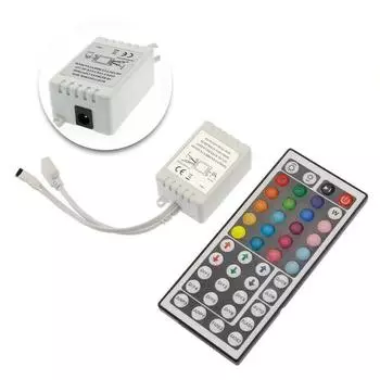 Надежный блок управления RGB с беспроводным пультом дистанционного управления для светодиодной ленты 1 OUT PUTS