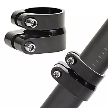 Надежный двухслойный хомут для подседельного штыря велосипеда 31,8 мм/34,9 мм, быстросъемный хомут для подседельного штыря, велосипедный аксессуар, простой в использовании