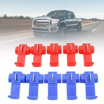 Надежный обжимной разъем Устойчивый Компактный Термостойкий синий/красный