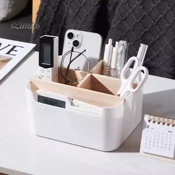 Надежный скандинавский стиль ящик для хранения без заусенцев корзины для хранения косметики хозяйственные принадлежности белый