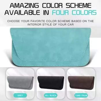 Надежный солнцезащитный козырек, держатель для очков, устойчивый к падению, хранение предметов чёрный