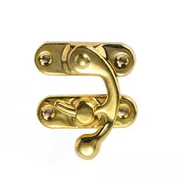 Надежный запирающий механизм, ретро-замок для жестяной коробки, замок, новый китайский стиль, винтажная черная коробка для хранения, пряжка, застежка