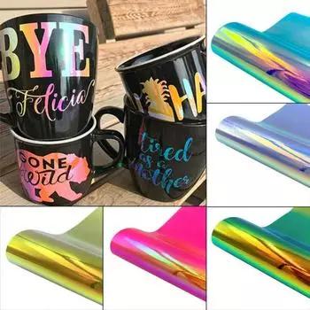 Надпись на пленке Постоянная, не легко падает, широкое применение, хорошая липкость, самодельная радужная пленка, гладильные ткани, настенная наклейка, винил для дома золотистый