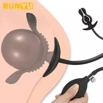 Надувная Анальная пробка, анальный расширитель без вибратора, массажер простаты, вагинальный расширитель, стимулятор расширения точки G, анальный секс-игрушки для взрослых 1pc