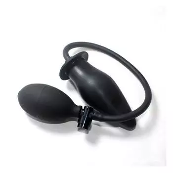 Надувная анальная пробка, имитация пениса, надувная анальная пробка для пениса, массажное устройство black