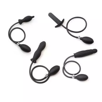 Надувная Анальная пробка, металлический шарик, Анальная пробка, секс-игрушки для мужчин и женщин, огромный анус, анальный расширитель, массажер простаты, стимулятор точки G A