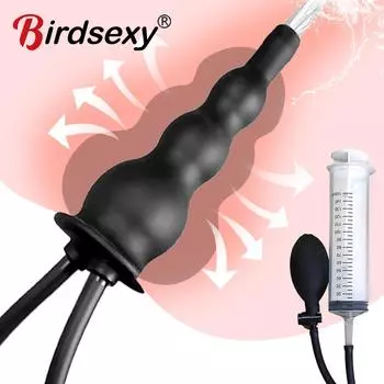 Надувная анальная пробка, очистка клизмы, анальный расширитель, Анальная пробка для женщин и мужчин, вагина и усилитель;Анальная пробка для чистки толстой кишки, секс-игрушки для взрослых A Type