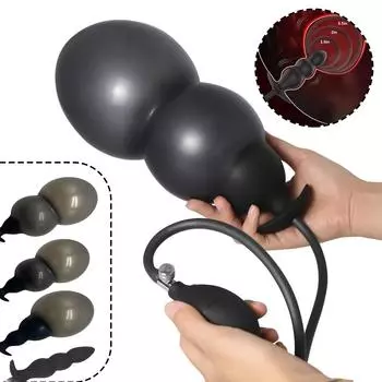 Надувная Анальная Пробка Огромная Анальная Пробка Стимулирует Секс-Игрушки для Женщин/Мужчин Мастурбаторы Массажер Простаты Большие Анальные Игрушки Плагин Анальный Фаллоимитатор