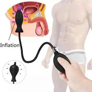 Надувная анальная пробка силиконовый огромный анальный расширитель анальная пробка расширитель стимулятор точки G массажер простаты расширение секс-игрушки style 1