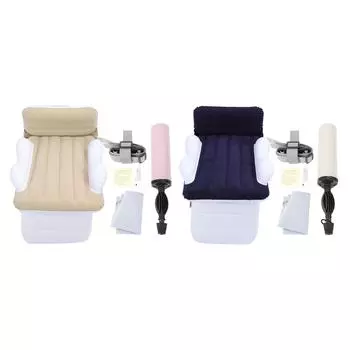 Надувная детская кровать-самолет, быстрое надувание, герметичность, портативное детское сиденье, удлинитель для высокой скорости Beige